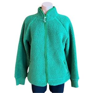 Old Navy Green Sherpa Jacket Excellent Condition